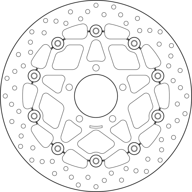 BREMBO Floating brake disc 78B40865 78B40865