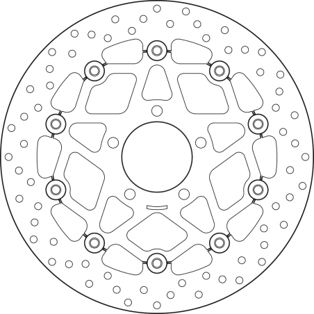 BREMBO Floating brake disc 78B40865 78B40865