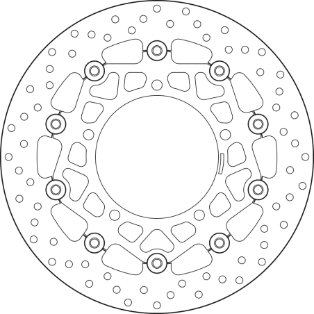 BREMBO Floating brake disc 78B40866 78B40866