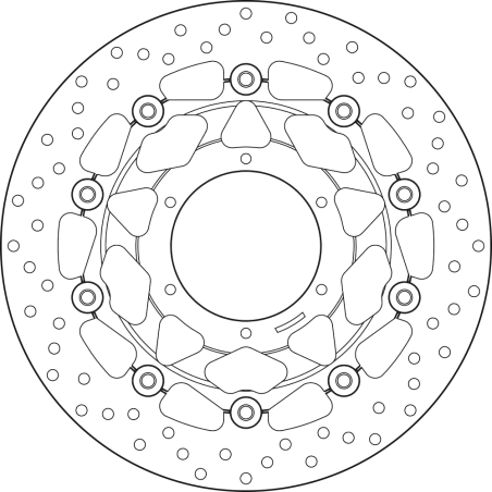 BREMBO Disco de freno flotante 78B40867