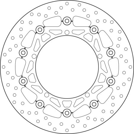 BREMBO Disco de freno flotante 78B40872