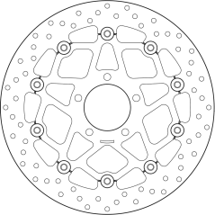 BREMBO Floating brake disc 78B40875 78B40875