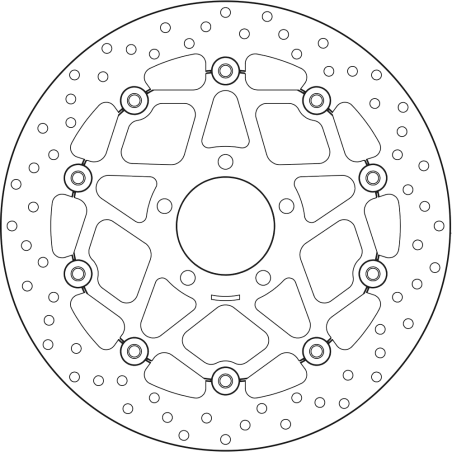 BREMBO Disco de freno flotante 78B40875