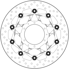 BREMBO Disco de freno flotante 78B40876