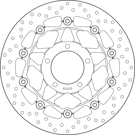 BREMBO Disco de freno flotante 78B40881