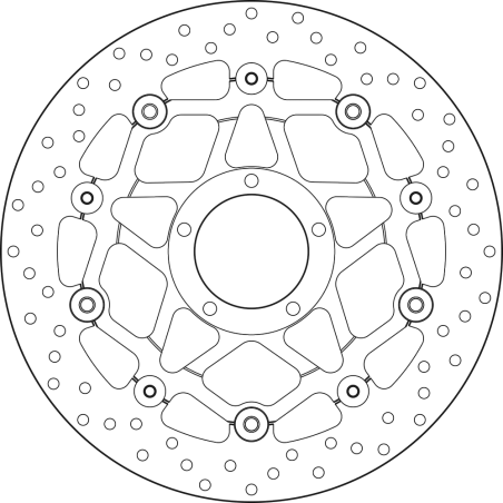 BREMBO Floating brake disc 78B40886 78B40886