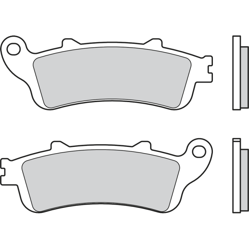 BREMBO Pastillas de freno orgánicas 07072