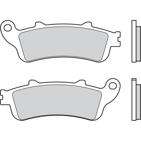 BREMBO Pastillas de freno orgánicas 07072