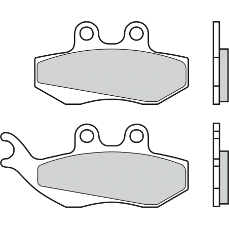 BREMBO Pastillas de freno para Vespa-XS | Compuesto sinterizado 07012XS