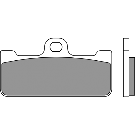 BREMBO Pastillas de freno 07BB10RC