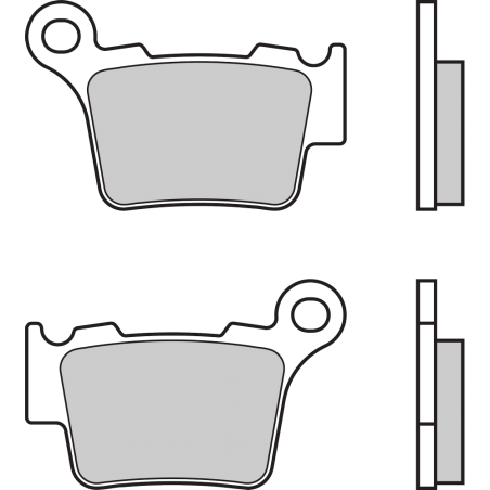 BREMBO Pastillas de freno 07BB27SX