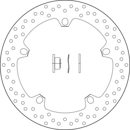 BREMBO DISCO DE FRENO 168B407D6 (incluye casquillos)