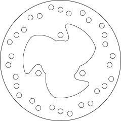 BREMBO BRAKE DISK 68B407G1 68B407G1
