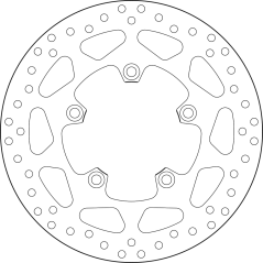 BREMBO BRAKE DISK 68B407H5 68B407H5