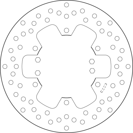 BREMBO BRAKE DISK 68B407H8 68B407H8