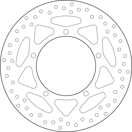 BREMBO BRAKE DISK 68B407L2 68B407L2