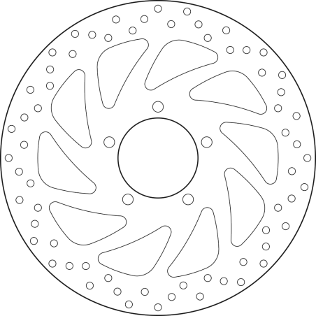 BREMBO BRAKE DISK 68B407L3 68B407L3