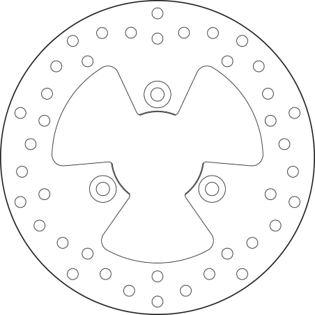 BREMBO BRAKE DISK 68B407M2 68B407M2