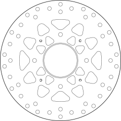 BREMBO BRAKE DISK 68B407M6 68B407M6