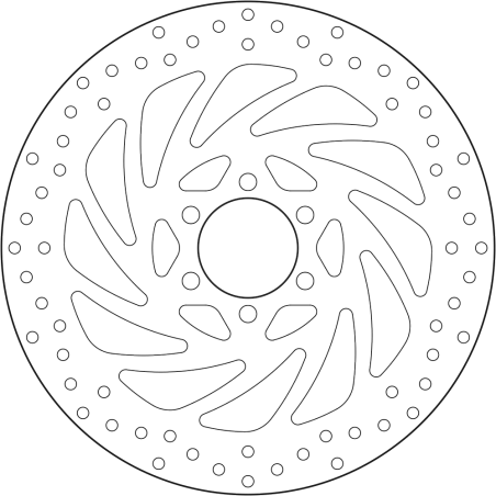 BREMBO BRAKE DISK 68B407P5 68B407P5