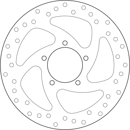 BREMBO BRAKE DISK 68B407P6 68B407P6