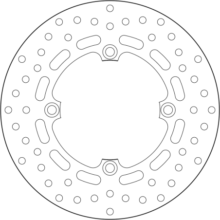 BREMBO BRAKE DISK 68B407P7 68B407P7