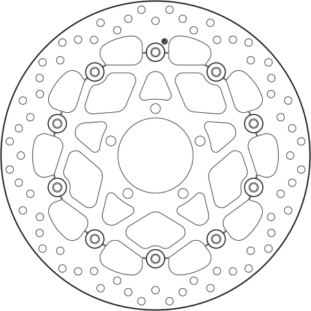 BREMBO Floating brake disc 78B408B5 78B408B5