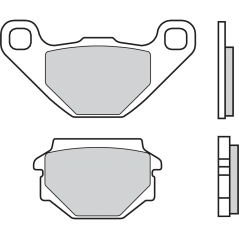 BREMBO Pastillas de freno orgánicas 07015
