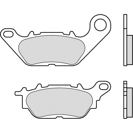 BREMBO Pastillas de freno orgánicas 07114