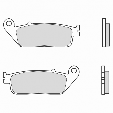 BREMBO SINTERED BRAKE PADS 07HO41LA 380032
