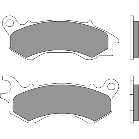 BREMBO Pastillas de freno orgánicas 07090