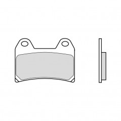 BREMBO SINTERED BRAKE PADS RACING 07BB19SR 40000184