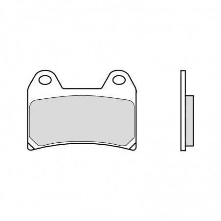 BREMBO SINTERED BRAKE PADS RACING 07BB19SR 40000184