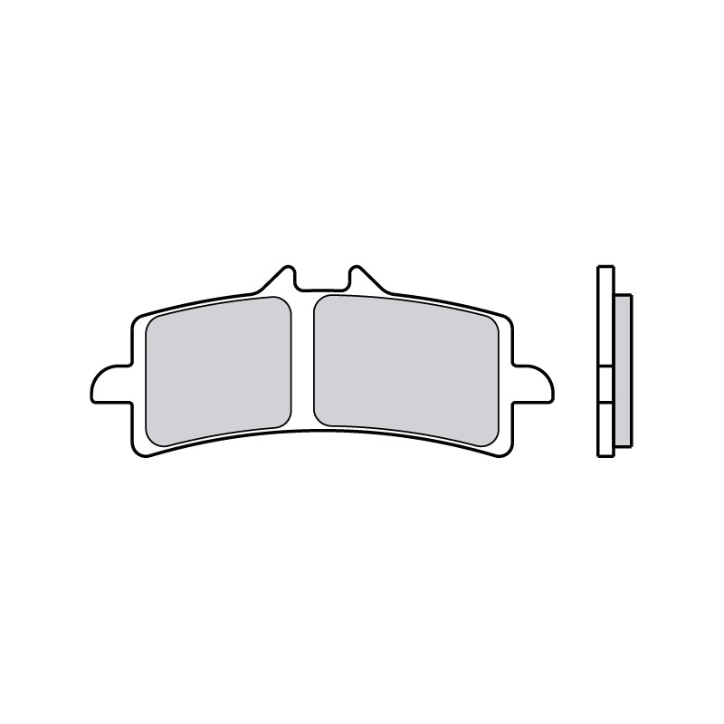 BREMBO SINTERED BRAKE PADS RACING 07BB37SR 40000186