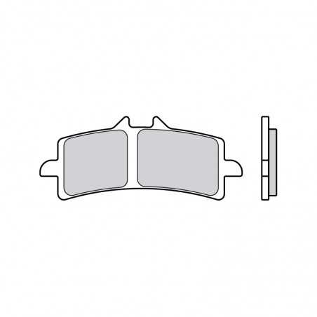 BREMBO SINTERED BRAKE PADS RACING 07BB37SR 40000186