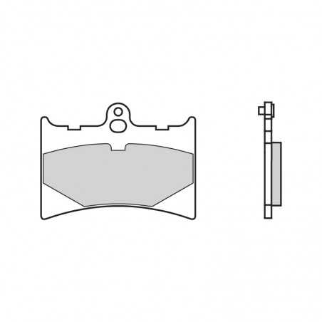 BREMBO SINTERED BRAKE PADS RACING 07GR56SR 40000200
