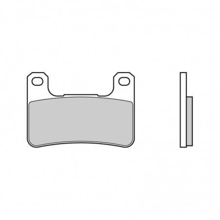 BREMBO SINTERED BRAKE PADS RACING 07SU27SR 40000201