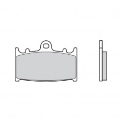 BREMBO SINTERED BRAKE PADS RACING 07KA13SR 40000204