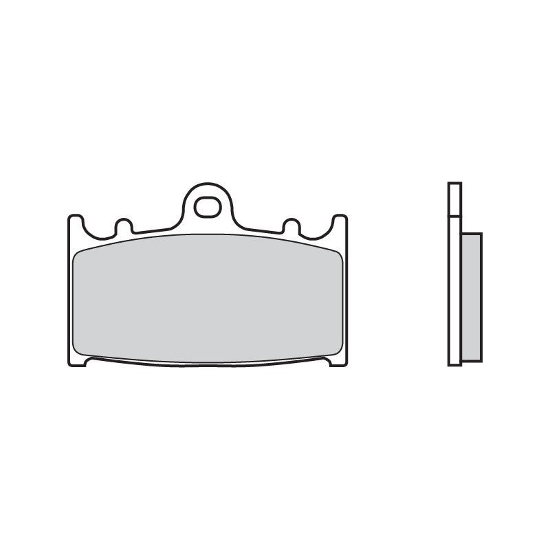 BREMBO SINTERED BRAKE PADS RACING 07KA13SR 40000204