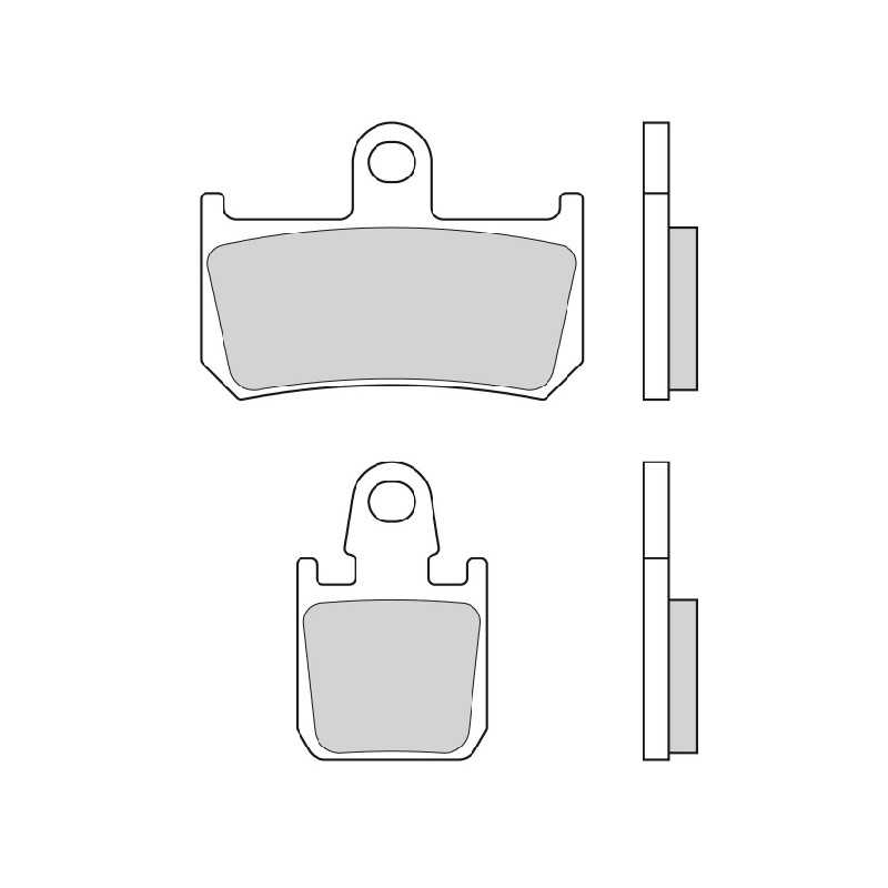 BREMBO SINTERED BRAKE PADS RACING 07YA46SR 40000208