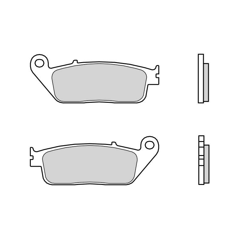 BREMBO SINTERED BRAKE PADS RACING 07HO30SR 40000210