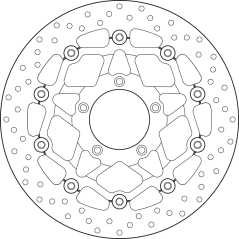 BREMBO Floating brake disc 78B40889 78B40889