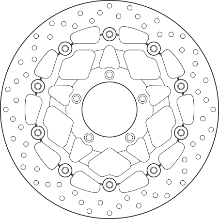 BREMBO Disco de freno flotante 78B40889