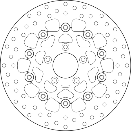 BREMBO Floating brake disc 78B40891 78B40891