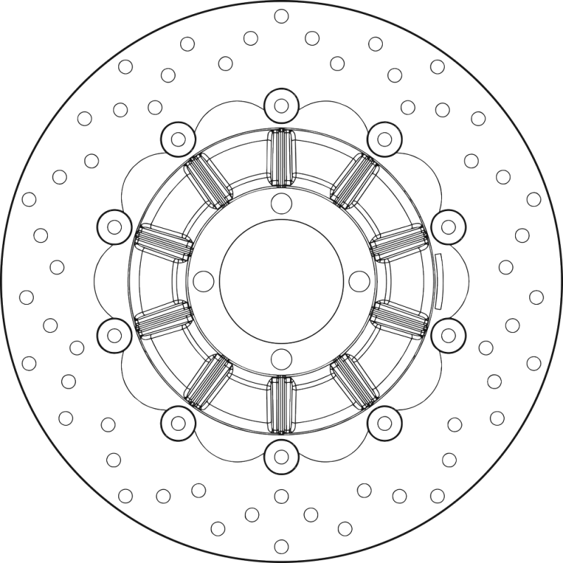 BREMBO Floating brake disc 78B40892 78B40892