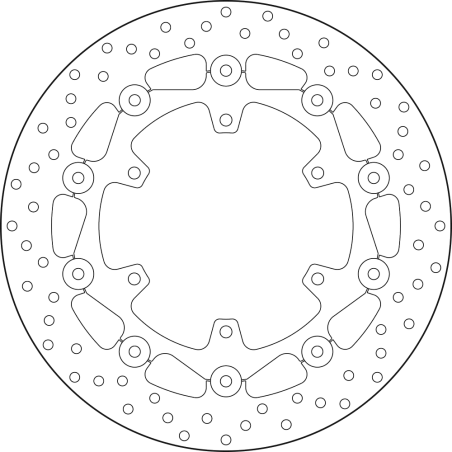 BREMBO Disco de freno flotante 78B40894