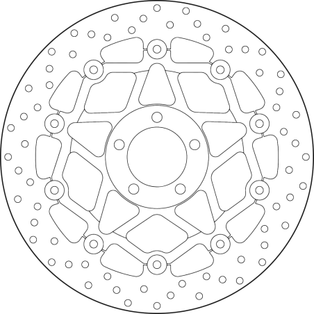 BREMBO Floating brake disc 78B408A1 78B408A1