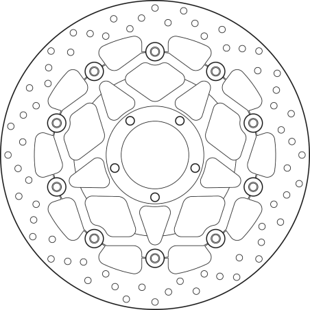 BREMBO Floating brake disc 78B408A4 78B408A4