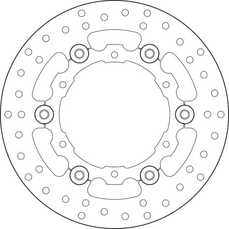 BREMBO Disco de freno flotante 78B408A6