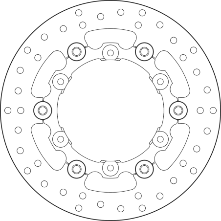 BREMBO Floating brake disc 78B408A9 78B408A9